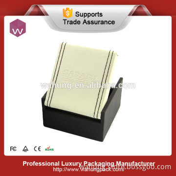 Fasion bow tie custom logo cufflinks storage box (WH-0293-2)